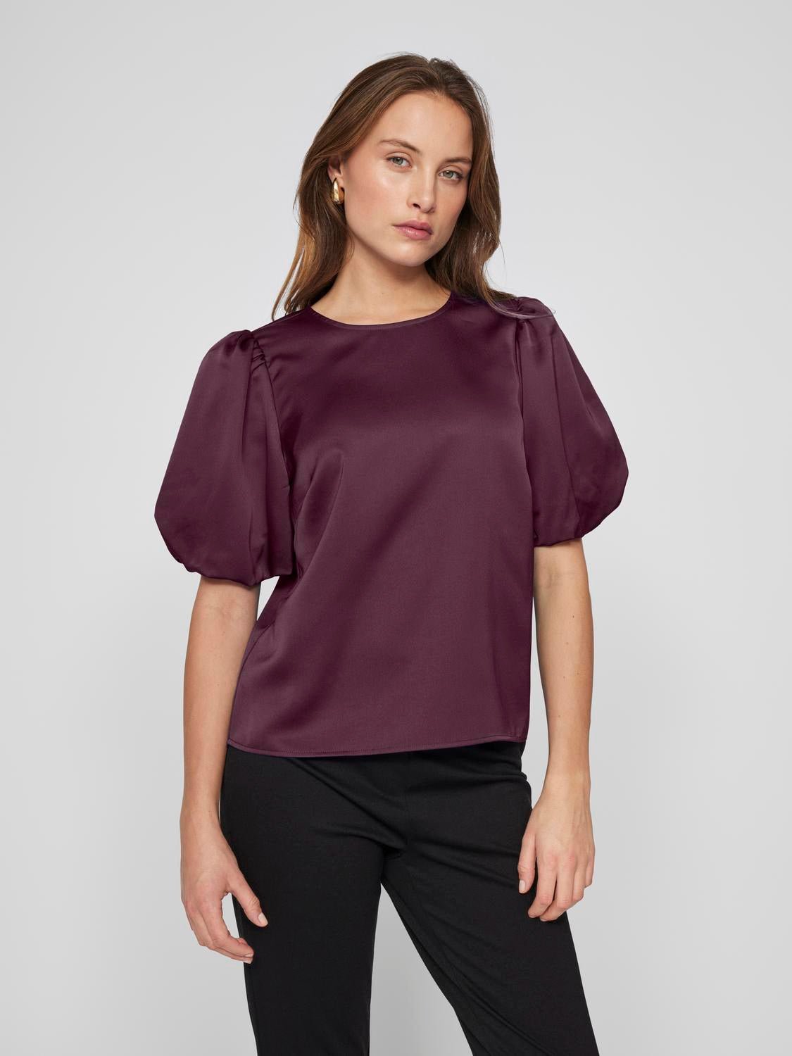 VIELLETTE Top - Fig - VERO MODA & VILA Bergvik